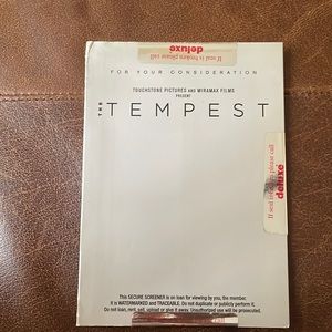 The Tempest sealed screener DVD